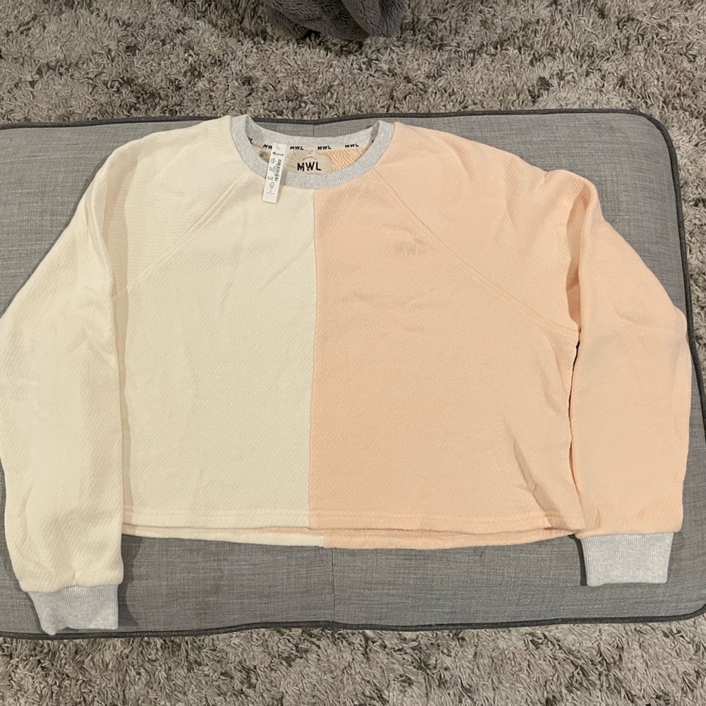 Madewell cropped sweatshirt